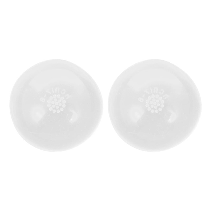 Set 2Pcs Capace pentru Peruci de Papusi din Silicon, Transparent, 6-9 luni