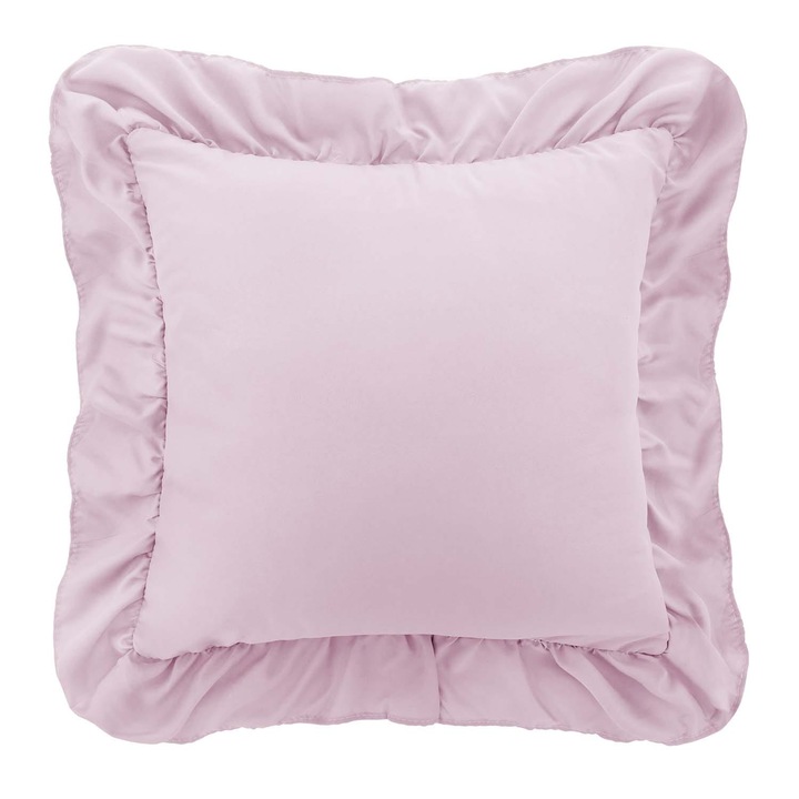 Fata de perna 40x40 cm Spod Igly i Nitki din Microfibra, roz Pudra