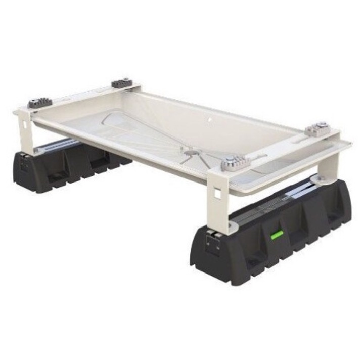 Подова стойка Infinity 1050*450*240 мм (дължина*ширина*височина) с дренажна тава 1050x400 + 3 метра нагревателен кабел + екстремна гумена основа, максимум 150 кг, за термопомпи и климатик