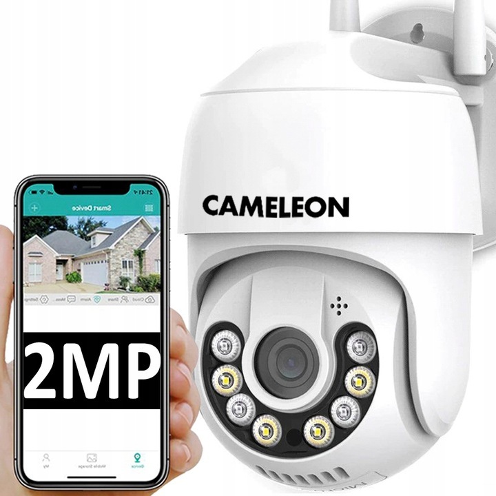 Kültéri forgatható IP megfigyelő kamera 2MP, NEXO, 4x digitális zoom, WiFi, IP66 ellenállás