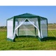 Pavilion gradina, 2x2x2m, 6 pereti cu plasa, verde, MultiGarden