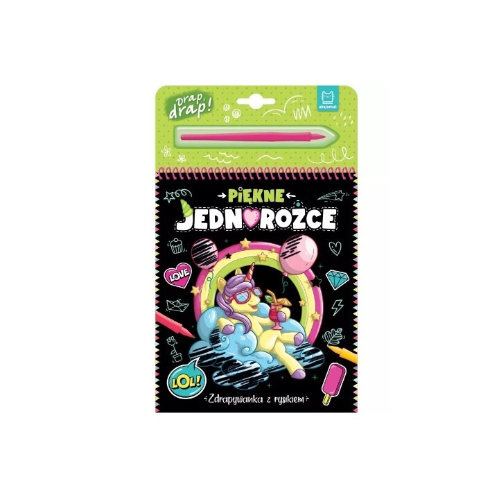 Set de desen Piekne jednorozce, multicolor