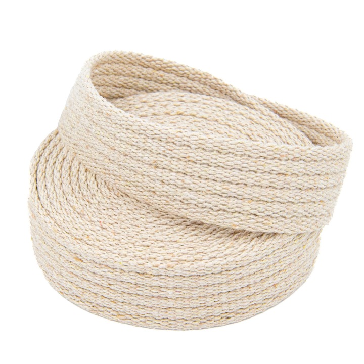 Chinga bumbac Kacperek 25mm, 10m, bej