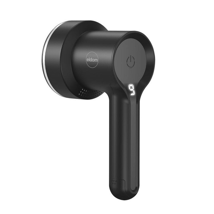 Препарат за отстраняване на мъх Eldom, GDS9 Tori, 6 ножчета, LCD дисплей, USB-C захранване, черен