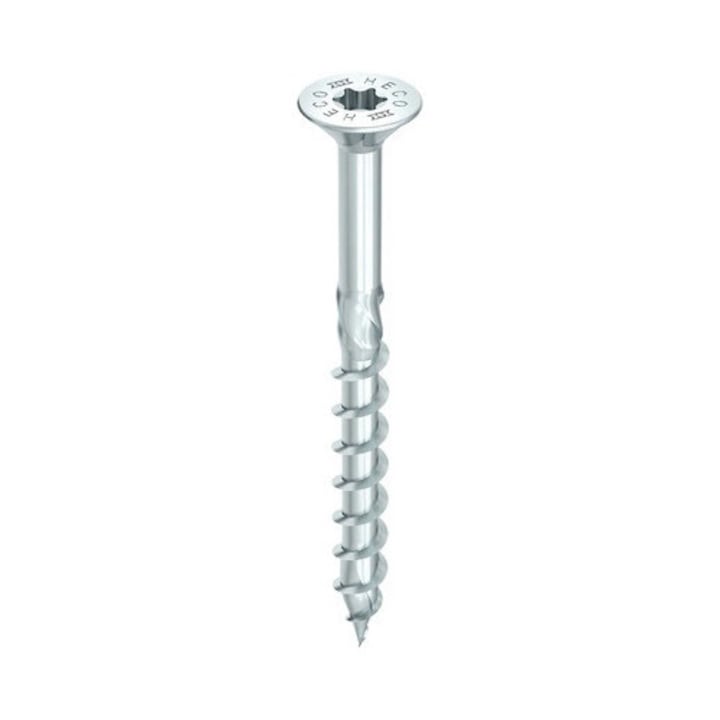 Set 200 Suruburi lemn pentru dulgherie, cap inecat, TX25 - 5x80 mm