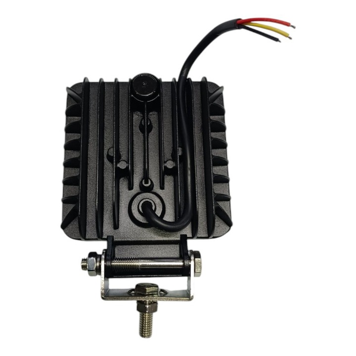 Офроуд прожектор, 2 функции, жълт строб, 12-24v бял