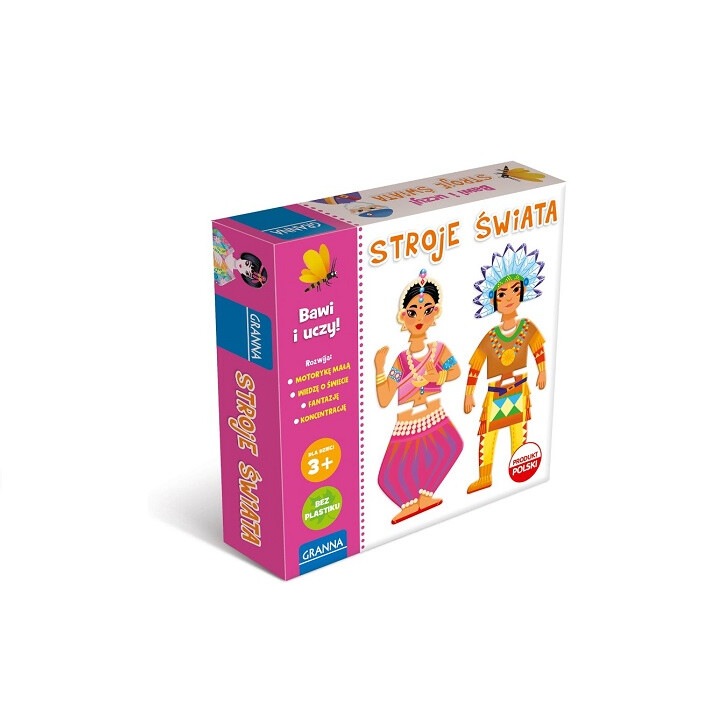 Interaktív játék, Granna, a világ jelmezei, 3+ év
