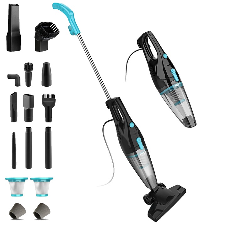 Aspirator cu sac Philips Performer Active FC8578/09, 650 W, AirflowMax technology, TriActive, Negru