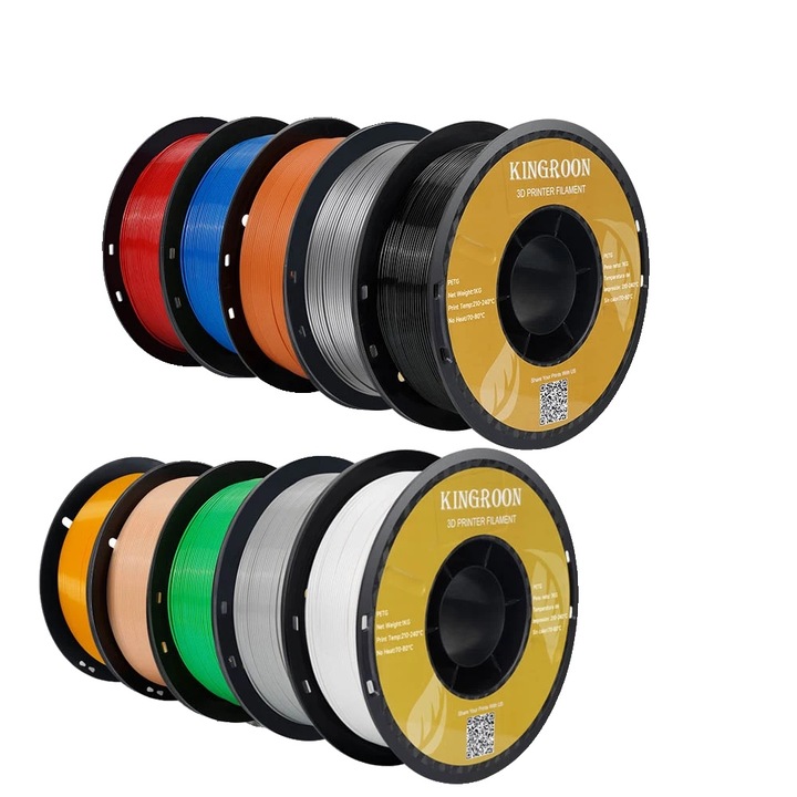 Filament 3D PLA, 1.75mm, 10kg, multicolor