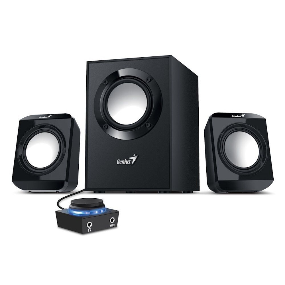 Boxe PC, Genius SW-2.1 300 II, 10W, 3.5mm jack, negru - eMAG.ro