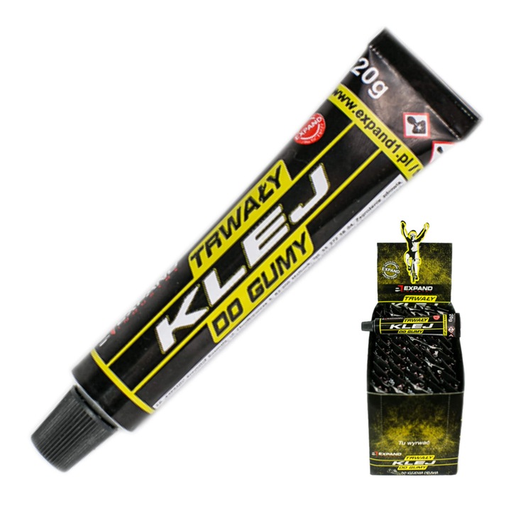 Adeziv Expand 20g, elastic, rezistent la temperaturi -20 la 50 grade, pentru guma