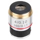 Obiectiv achromatic 4X pentru microscop biologic, 30.5mm, stabil, clar