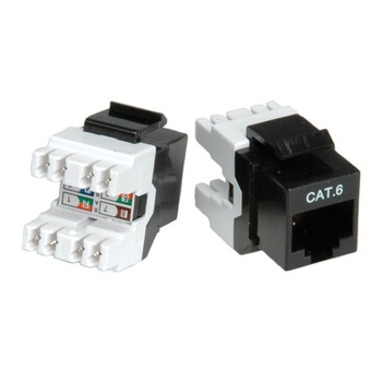 Keystone modular Cat.6, RJ-45, Roline 26.11.0352 Keystone modular Cat.6, RJ-45, Roline 26.11.0352