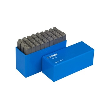 Set poansoane, marca Unior cu litere mari de 10 mm Set poansoane, marca Unior cu litere mari de 10 mm