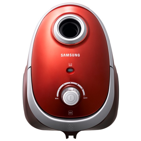 Aspirator cu sac Samsung VCC54F5V3R, 2.5 l, Tub telescopic, 1500 W, Filtru Cyclone, Rosu