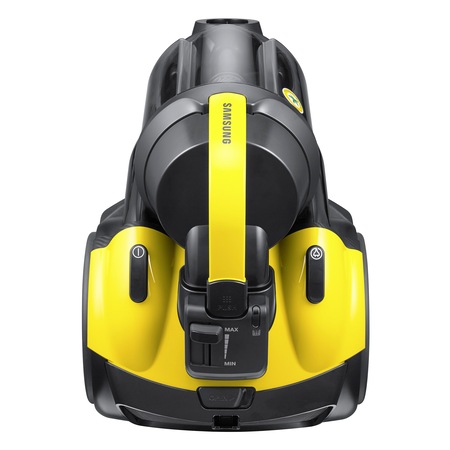 Aspirator fara sac Samsung VC15F50VN3Y, 2 l, Tub telescopic metalic, 1500 W, Filtru HEPA, Galben/Negru