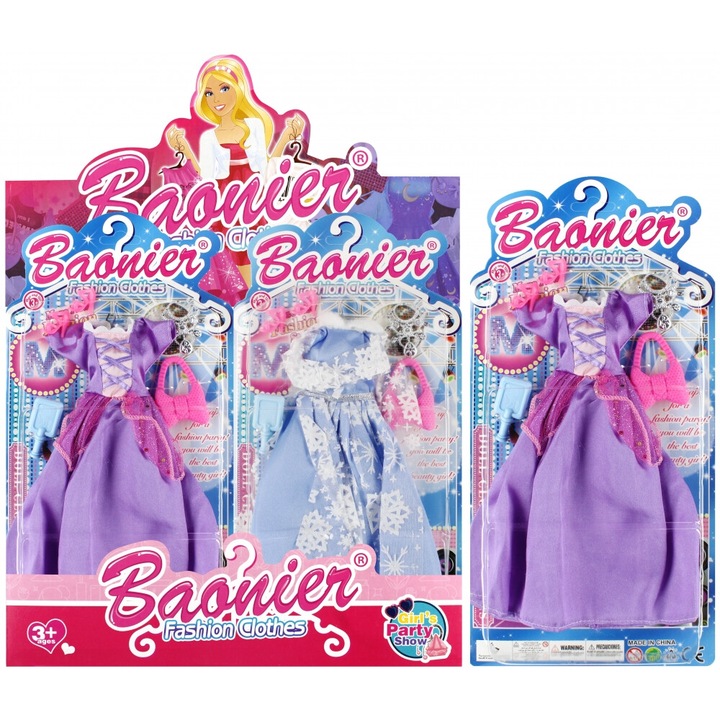 Babaruha szett, többszínű, 17x35x3cm