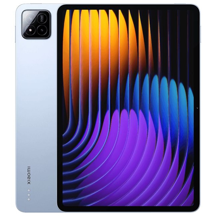 Таблет Xiaomi Pad 7 Pro, Mirage Purple с процесор 1x Cortex-X4 (3.0 GHz) + 4x Cortex-A720 (2.8 GHz) + 3x Cortex-A520 (2.0 GHz), 8 GB, 256 GB, Android 15, Светлосин