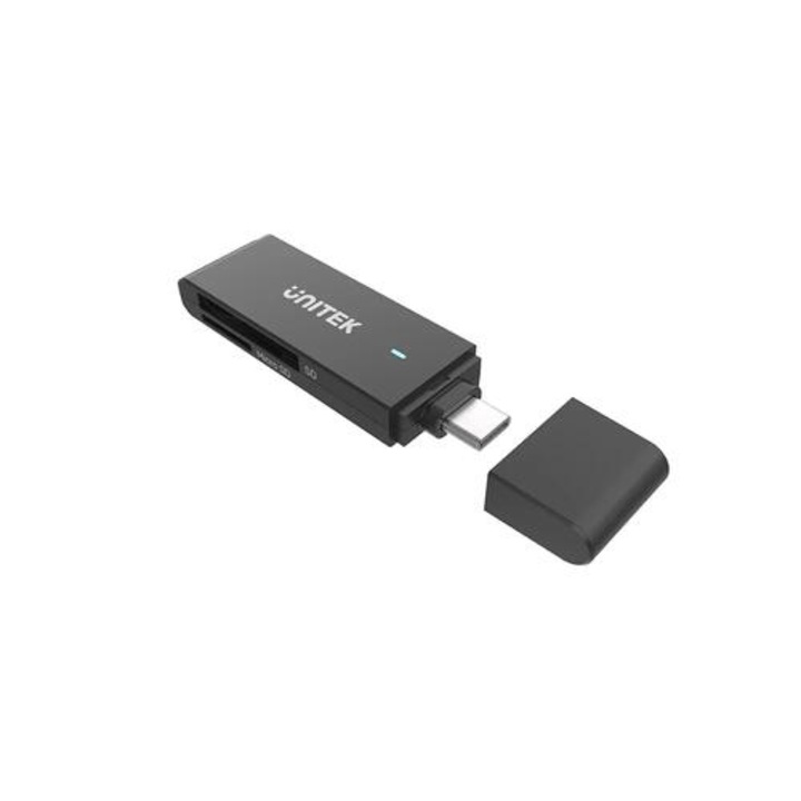 Четец за карти, Unitek Y-9328, Card Reader USB-C