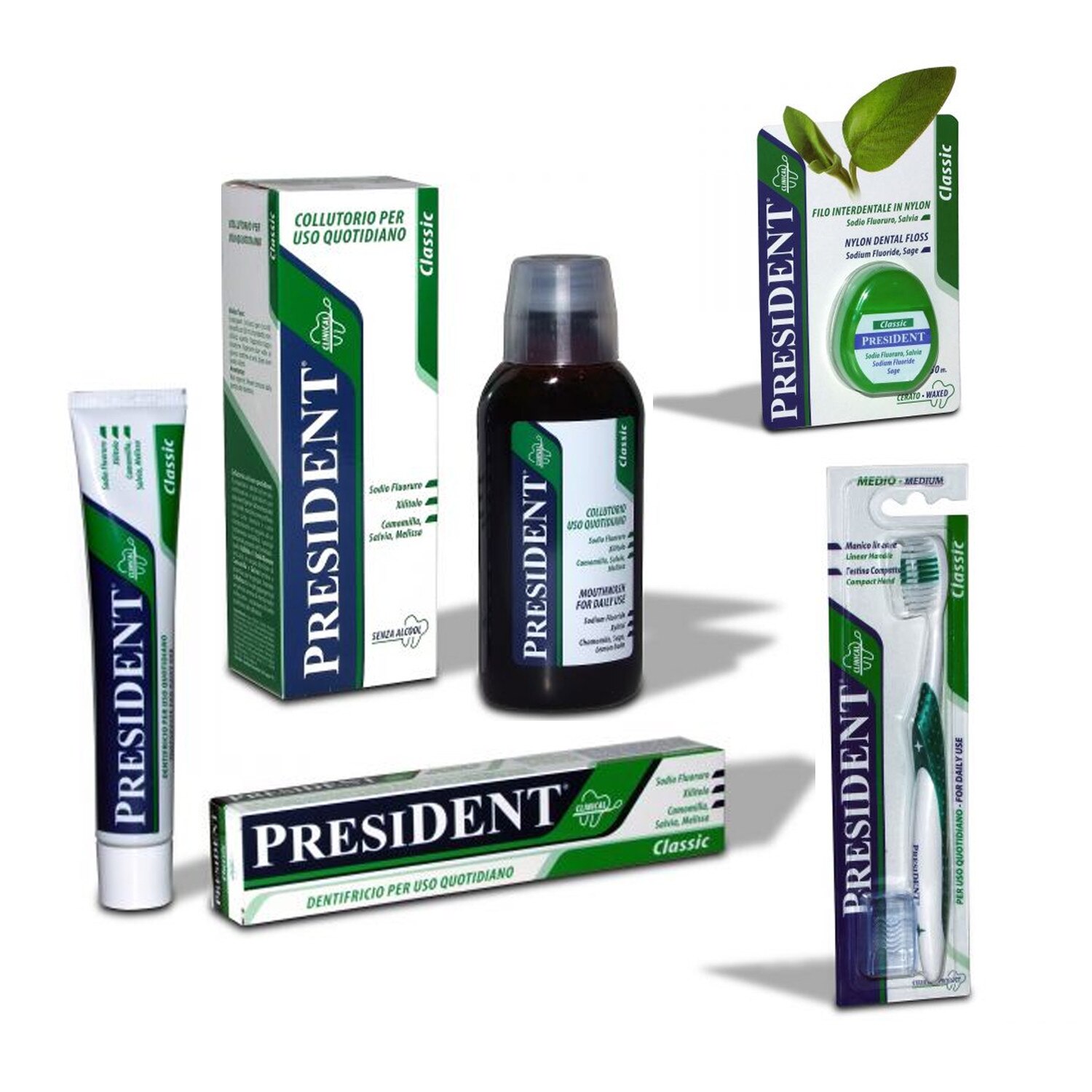 Паста за зъби PresiDent Classic, За ежедневна употреба, 50 мл - eMAG.bg