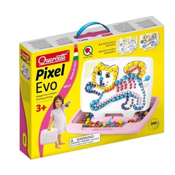 Joc Quercetti Pixel Evo Girls Large, 300 piese Joc Quercetti Pixel Evo Girls Large, 300 piese