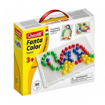 Joc Quercetti Fanta Color Basic, 60 piese Joc Quercetti Fanta Color Basic, 60 piese