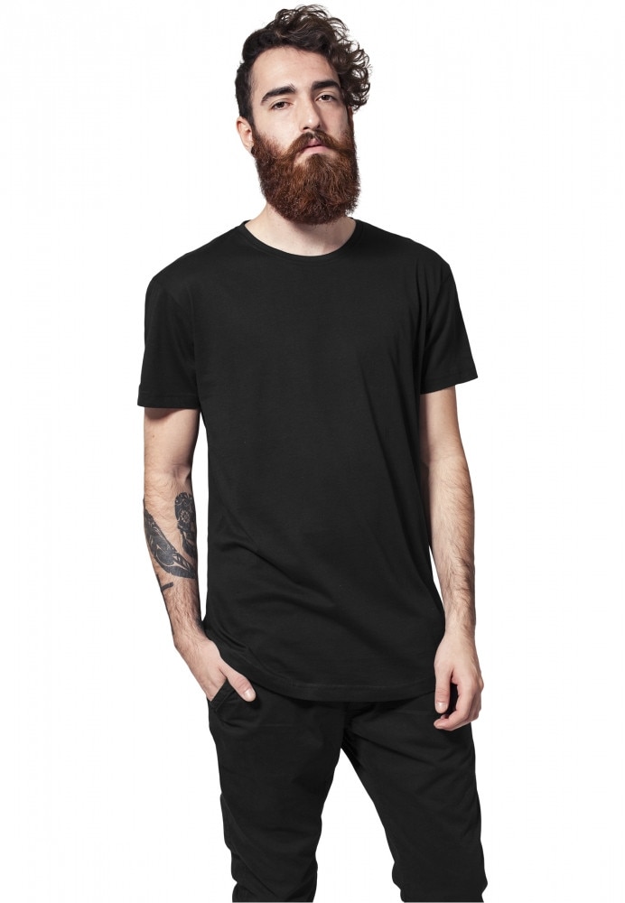 Tricou hip hop lungi Urban Classics, Negru