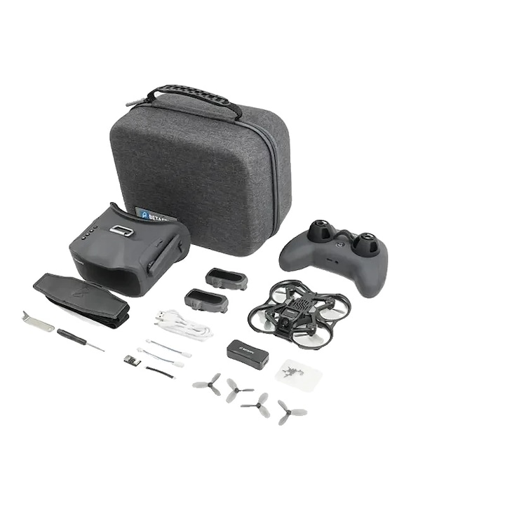 Дрон Aquila16 FPV KIT, 8 минути полетно време, 200 метра разстояние, C02 камера, 1102 безчеткови мотора