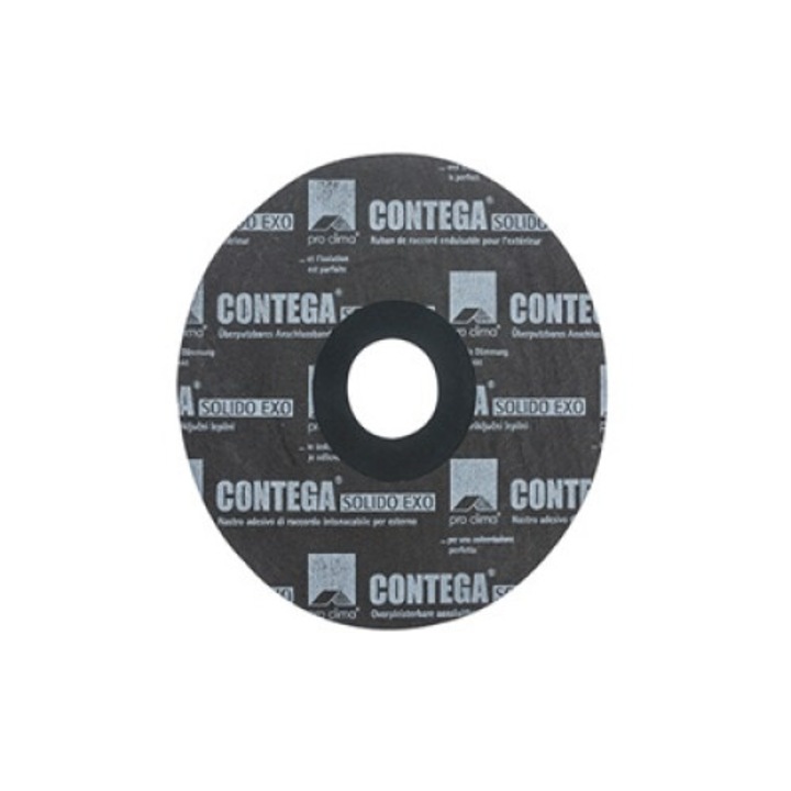 Garnitura autoadeziva tencuibila pentru etansare la aer strapungeri de tevi, conducte cu Ø 50-80 mm, ROFLEX SOLIDO 50, Pro Clima