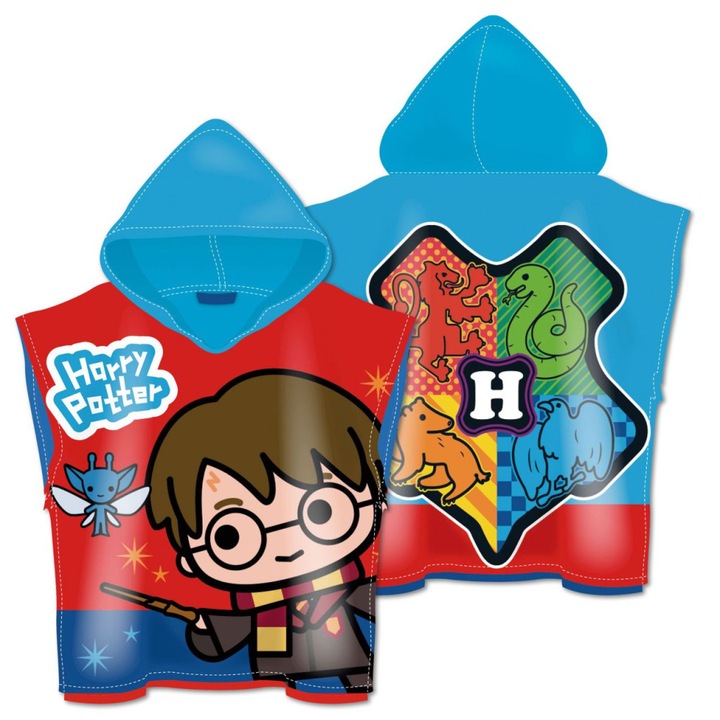 Harry Potter Magic плажна хавлия пончо 55x110см (Fast Dry)