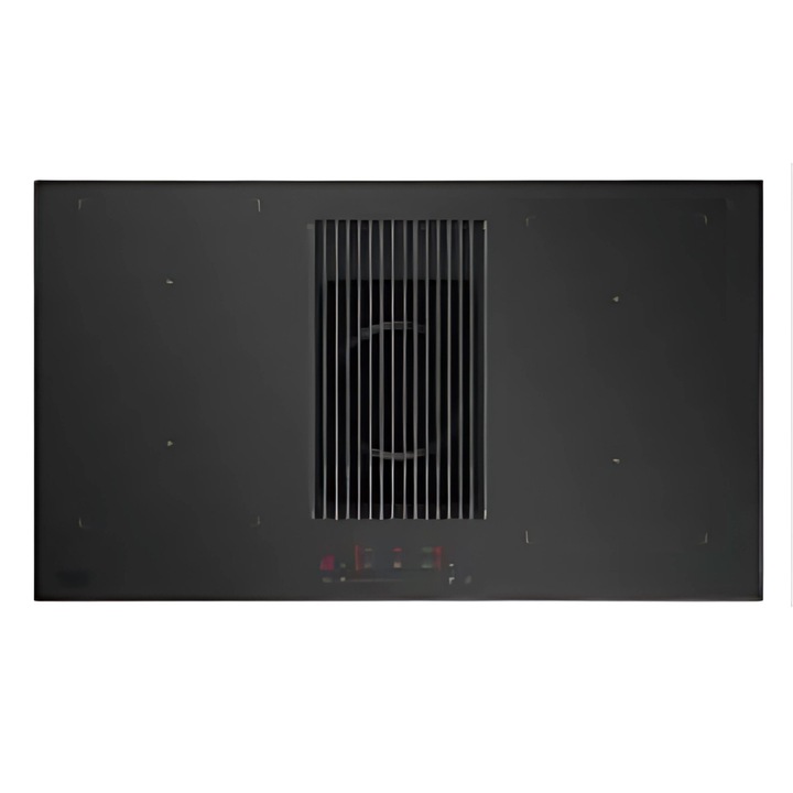 ANW HOME HBF38-F Indukciós Főzőlap Beépített Páraelszívóval / 90 cm-es Főzőfelület / Modern Üvegkerámia Dizájn / 4 Rugalmas Főzőzóna Bridge Funkcióval / Hatékony Szellőztetőrendszer Ráccsal / A++