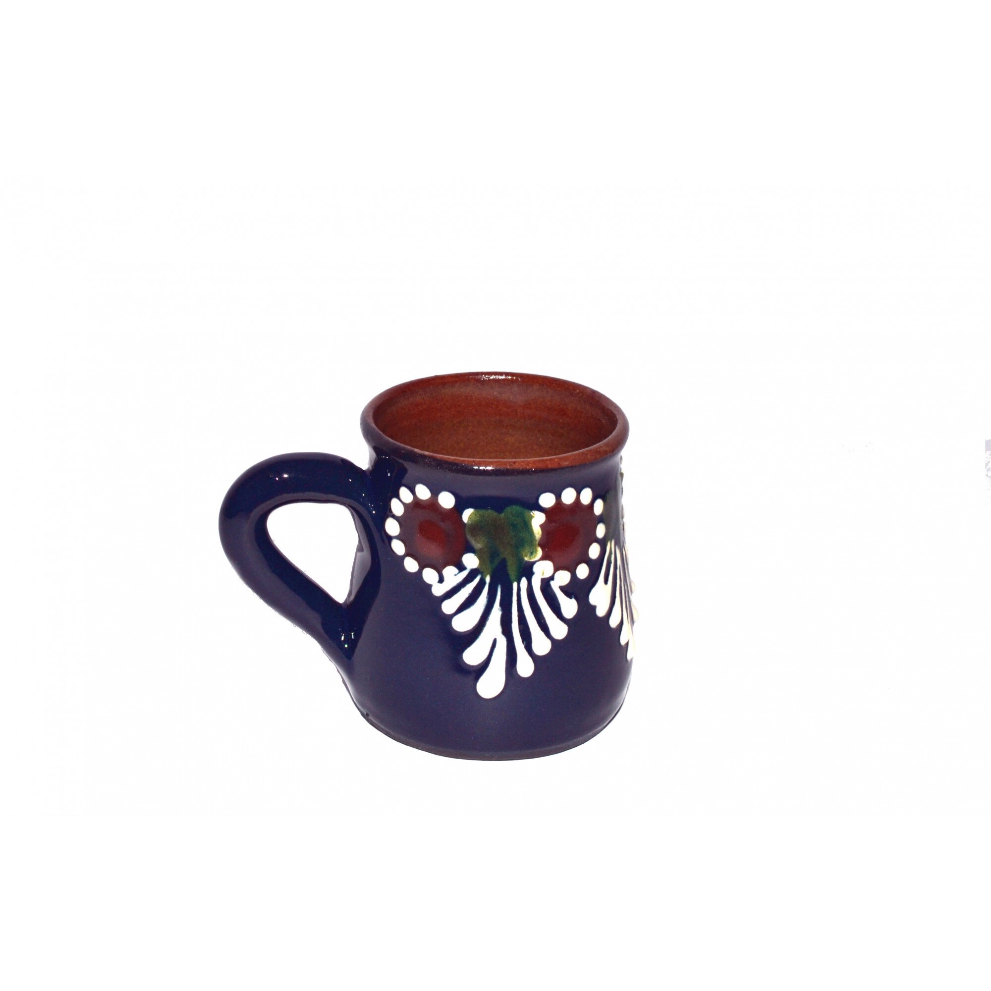 Ceasca cafea din ceramica, Sitar, albastra