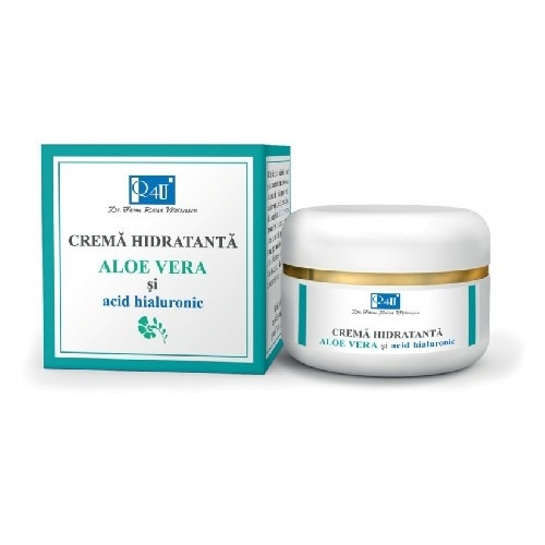 Crema hidratanta cu Aloe Vera si Acid Hialuronic, 50 g, Benton