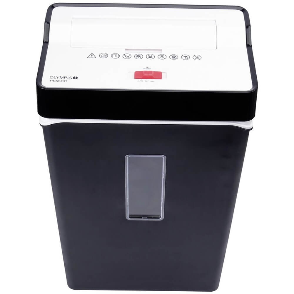 Distrugator documente, OLYMPIA, PS55CC, cross-cut, 4x40 mm, 10 coli, 21 l