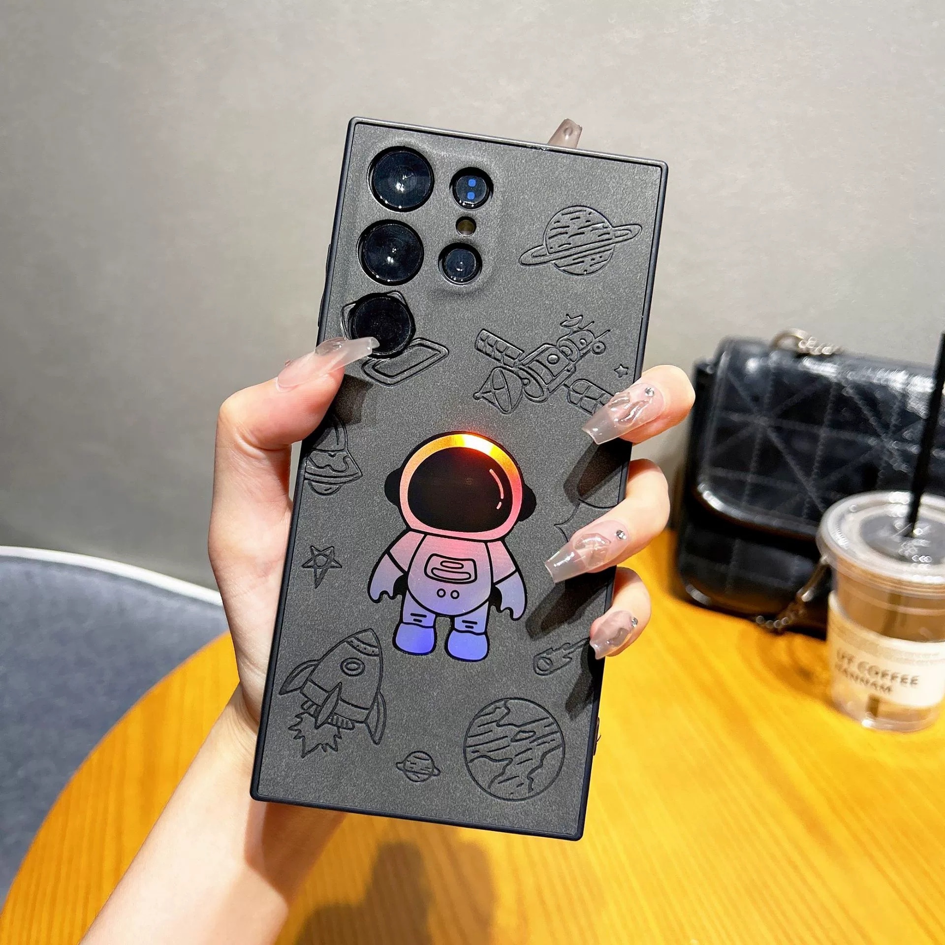 Husa protectie telefon, TREXORA, Silicon, Pentru Samsung Galaxy S25 Ultra, Negru