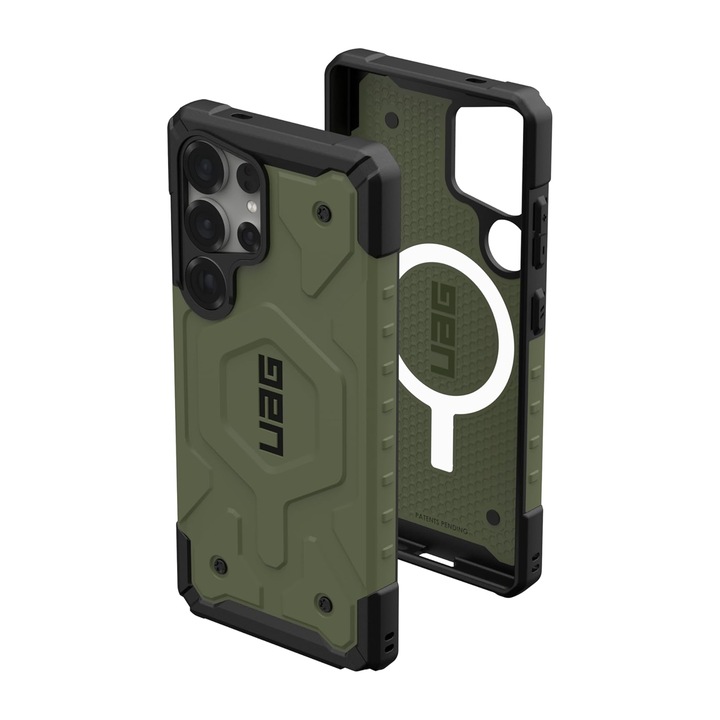 Carcasa telefon, TREXORA, pentru S25 Plus, protectie la socuri, design carbon, albastru si negru