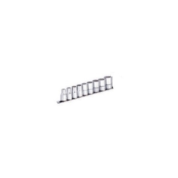Set capete chei tubulare 6 laturi 10-24 mm / 9 piese cu sina 1/2 Set capete chei tubulare 6 laturi 10-24 mm / 9 piese cu sina 1/2