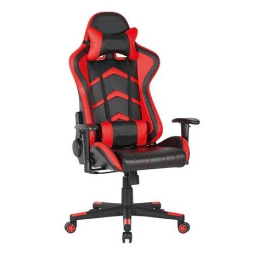 Scaun gaming US90 Indianapolis Unic Spot, piele ecologica, negru-rosu