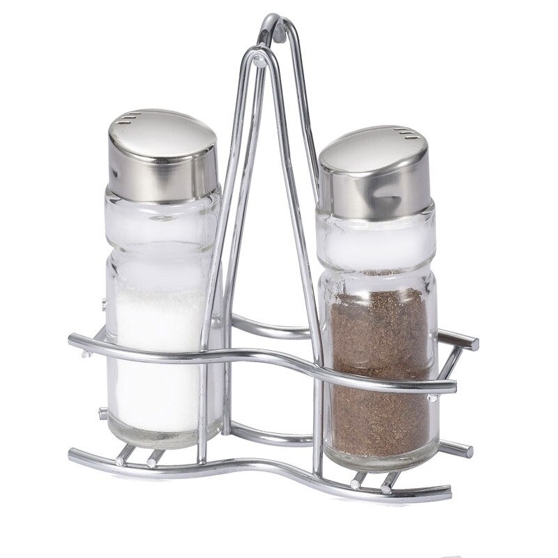 Solnita si pipernita MODERN LINE set 2 piese suport inox N-402 MN010649