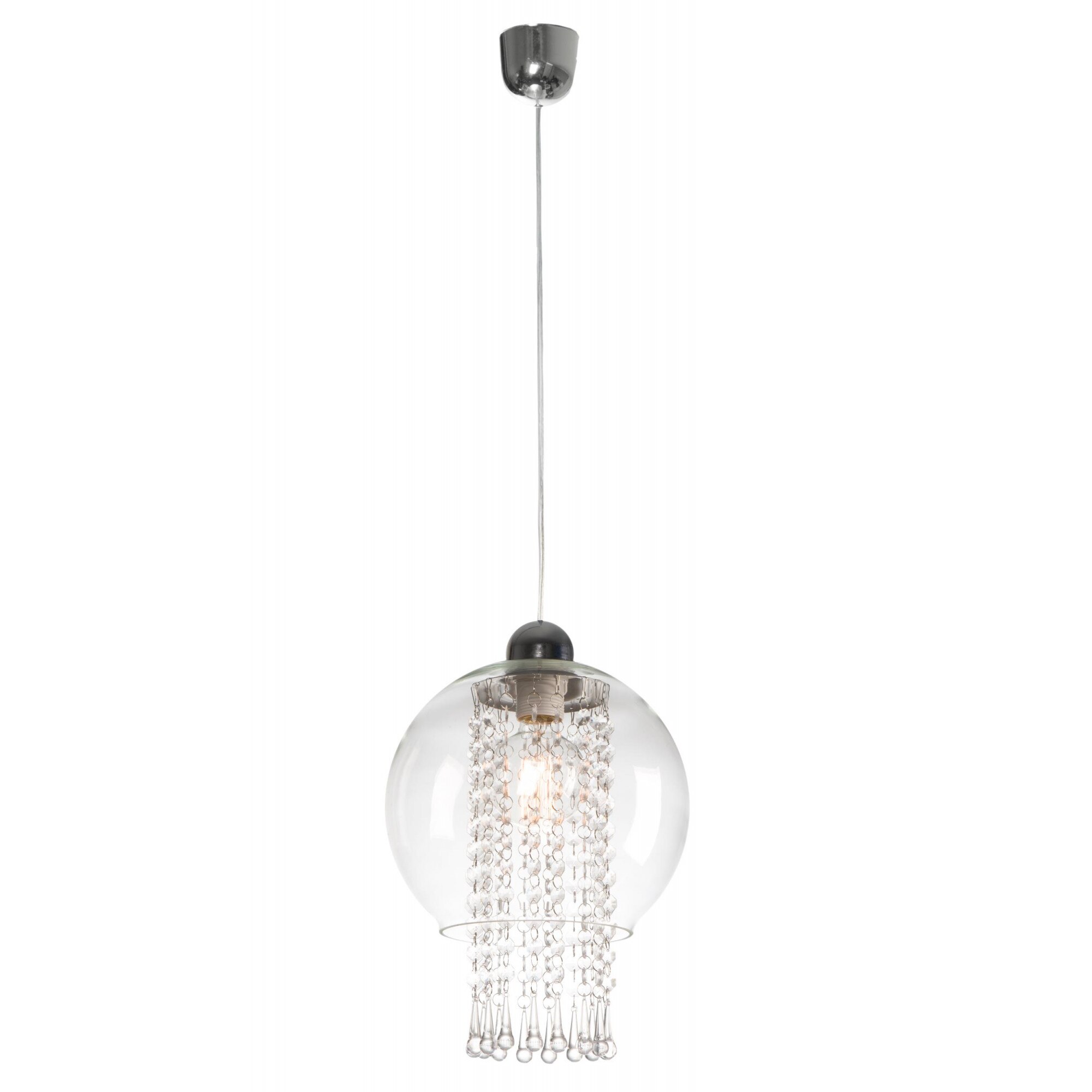 Lampa suspendata Lampex Globe Deluxe, Gri