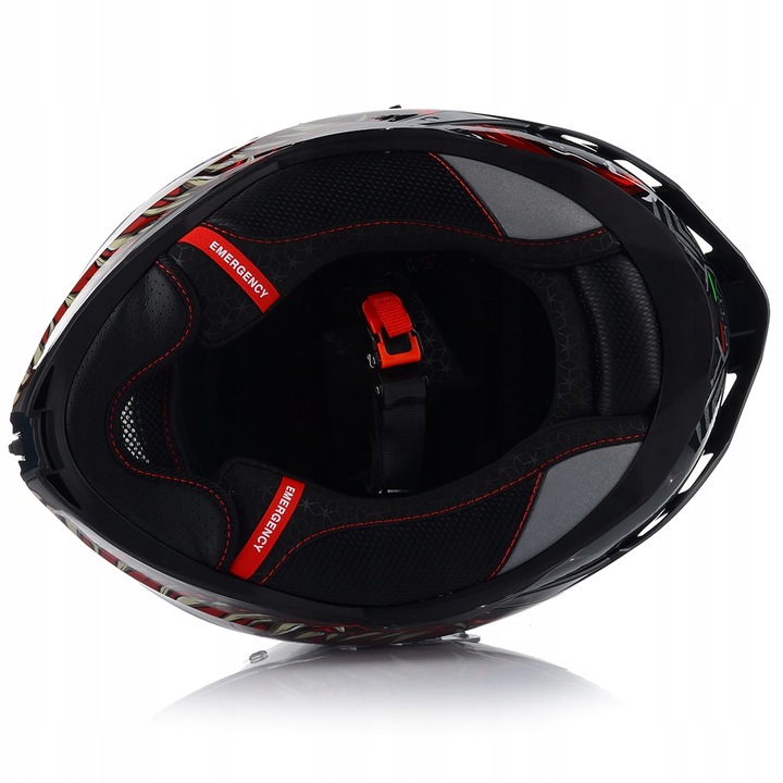 Casca moto VITO Presto Monster, integrala, cu viziera REVO, blenda, 59-60cm, multicolor