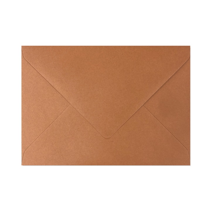 Пликове Shan, комплект 10 бр., C6, 120 гр./кв.м, цвят кафяв, 114x162мм