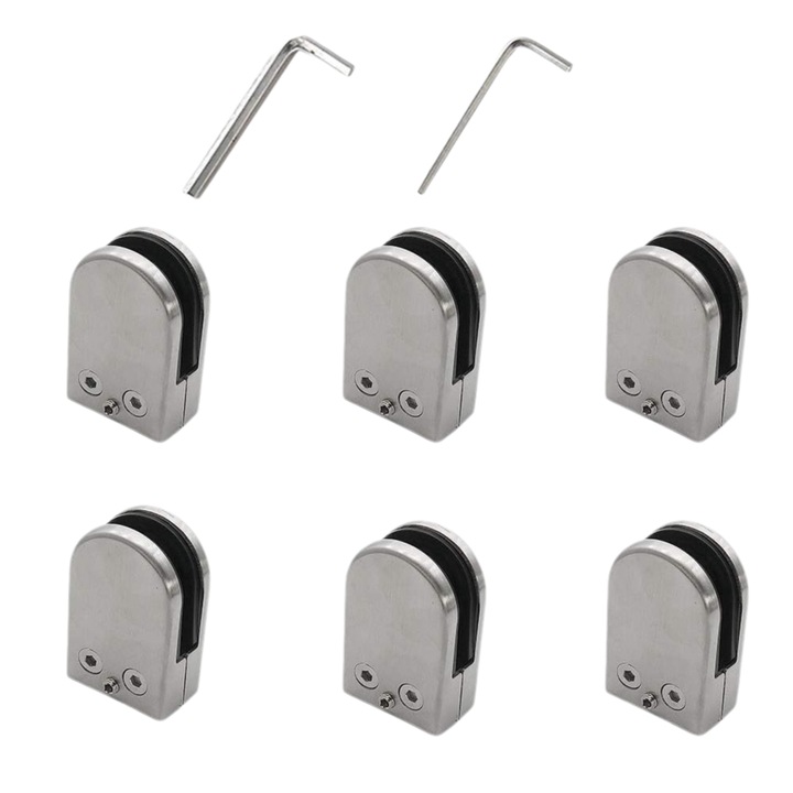 Suporturi de sticla acoperite cu cauciuc, Enforose, rezistente, pentru utilizare in exterior, set