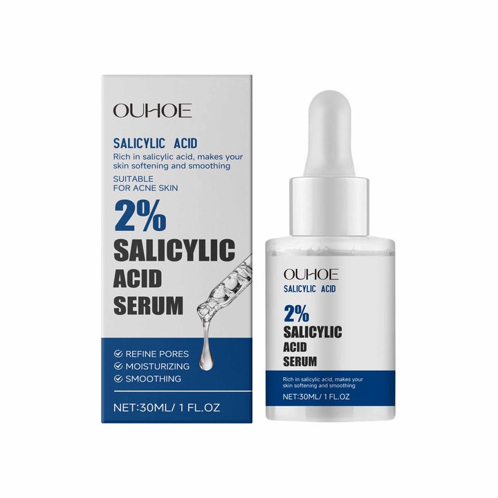Ser pentru acnee, OUHOE, 30ml, cu glicerina si acid salicilic