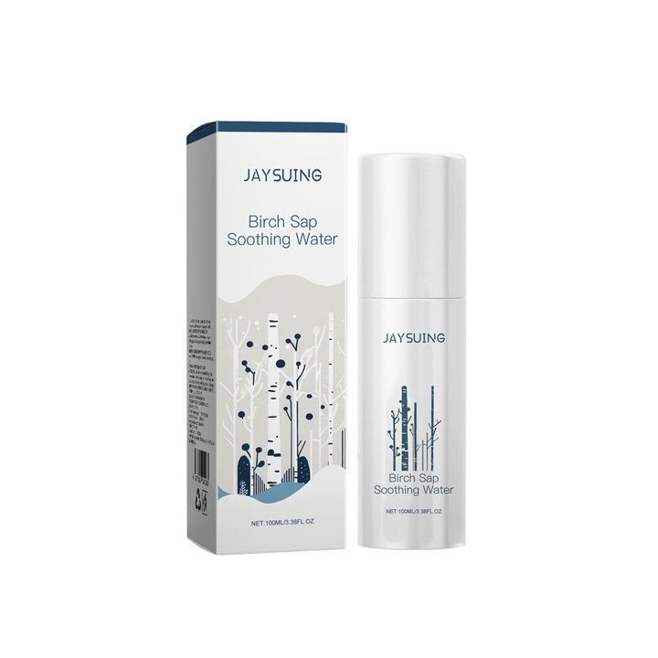 Jaysuing Spuma de curatare cu suc de mesteacan, 1,3-propilen glicol, p-hidroxiacetofenon, pentru ten mixt, 200ml