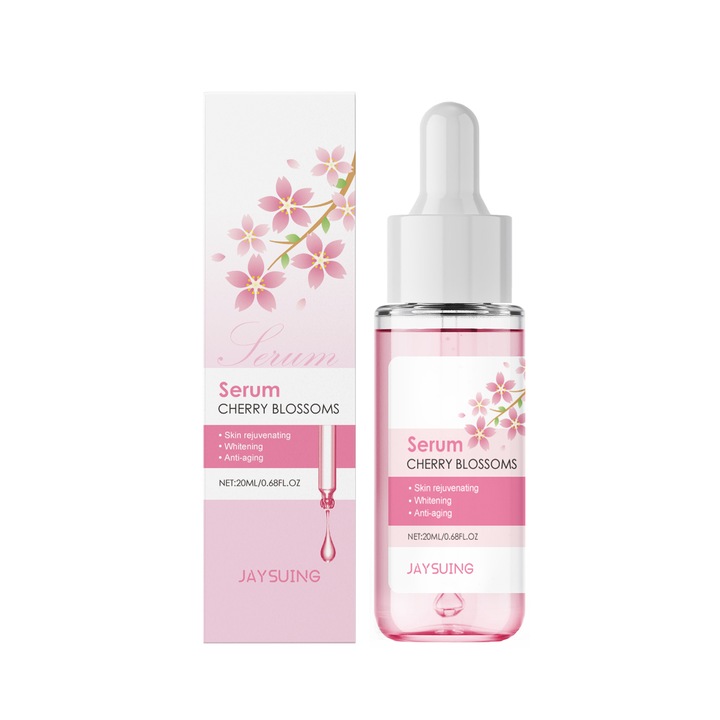 Serum hidratant cu extract de floare de cires, 3 bucati, 30ml