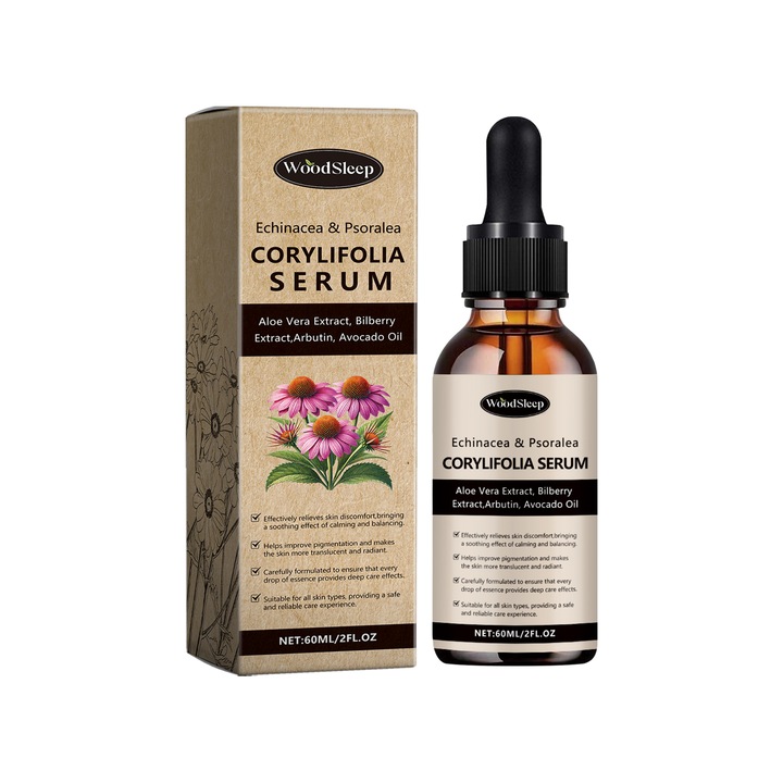 Serum calmant pentru piele cu Echinacea, WoodSleep, 30ml