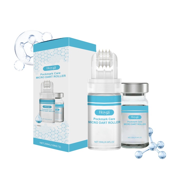 Serum cu acid hialuronic, 64 ace, colagen hidrolizat, set tratamente pentru ten