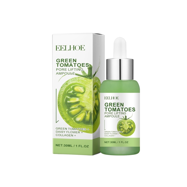 Ser pentru pori, extract de floare de margareta, colagen, acid hialuronic, 30ml