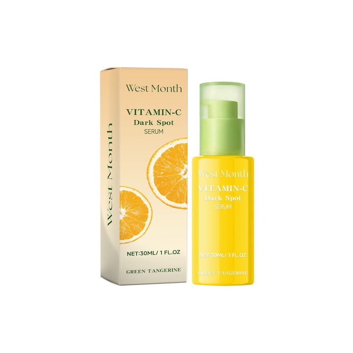Serum pentru pete intunecate cu Vitamina C, 30ml, hidratare, elasticitate